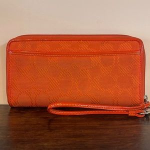 Coach Orange Signature Wallet
